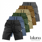 Korte Cargo Shorts med Elastikkant i Taljen til Sommerbrug
