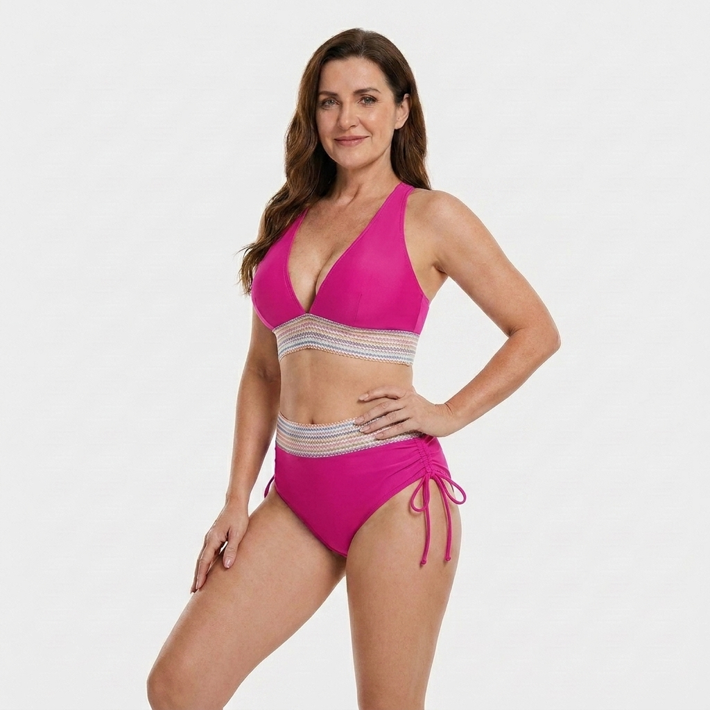 Iris - Højtaljet Bikinisæt Køb 1 Få 1 Gratis