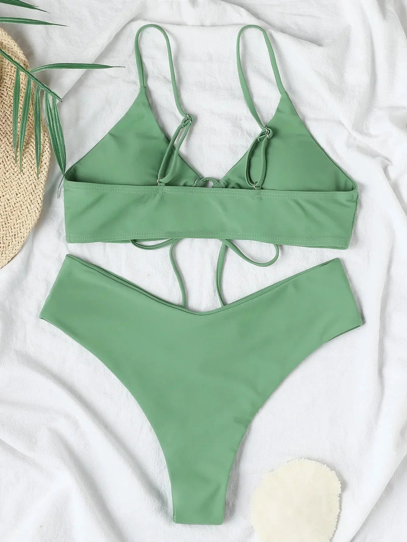 Bikinissæt med høj talje