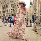 Ilse™ - Maxi Ibiza Stil Blomsterkjole