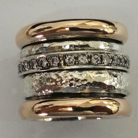 Vintage ring i kraftigt guld