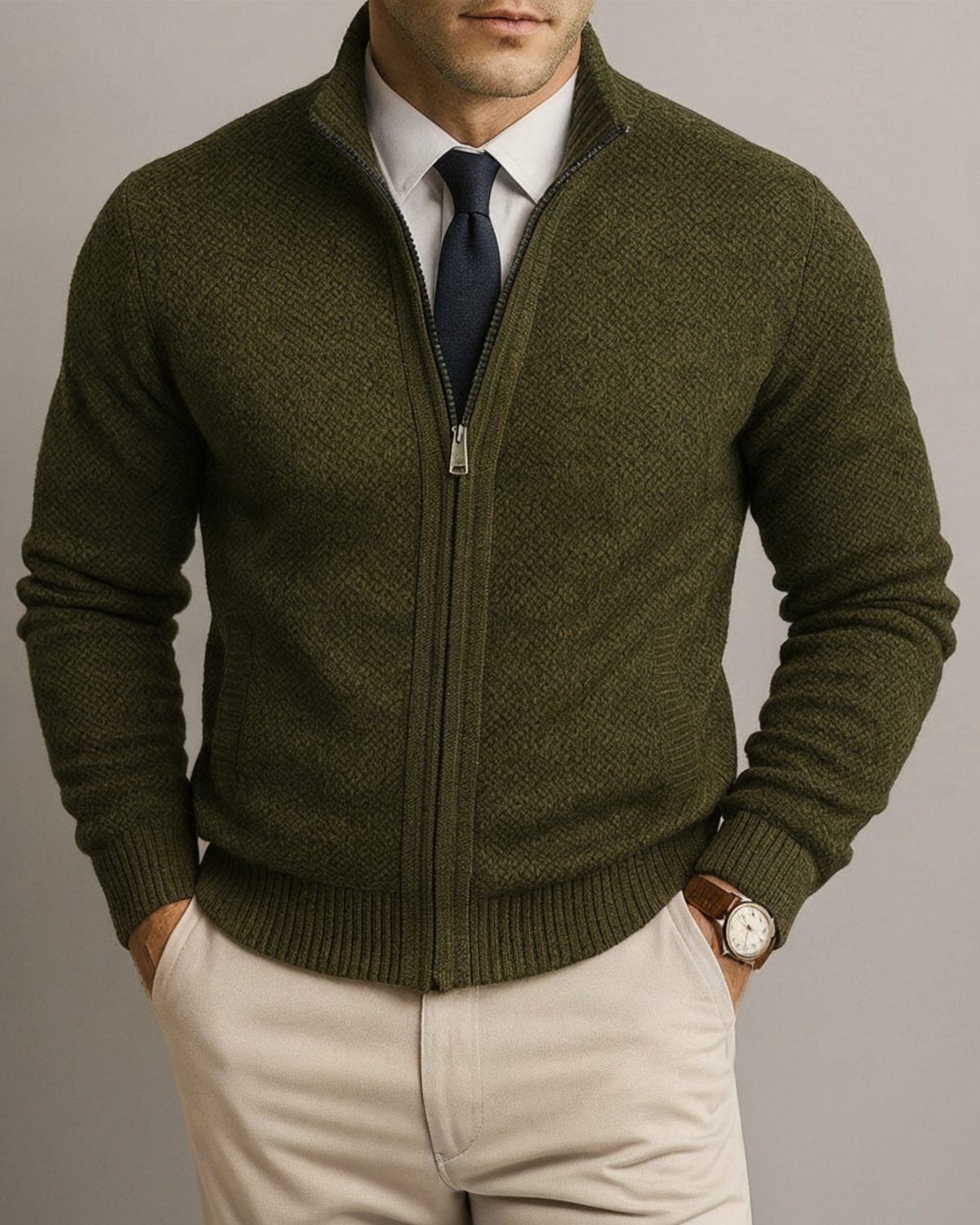 Laluna® | Strikket cardigan i merinould