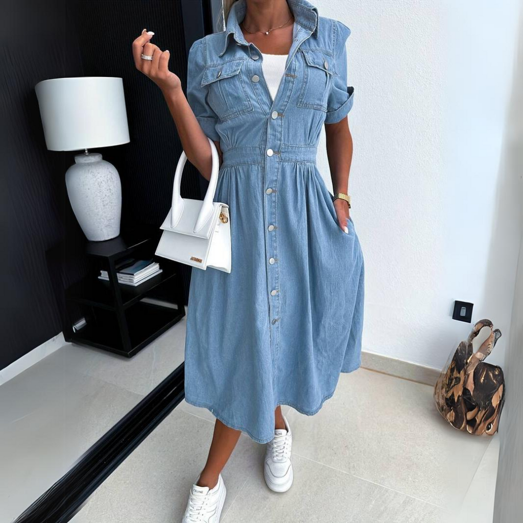 Laluna® | Afslappet denimkjole
