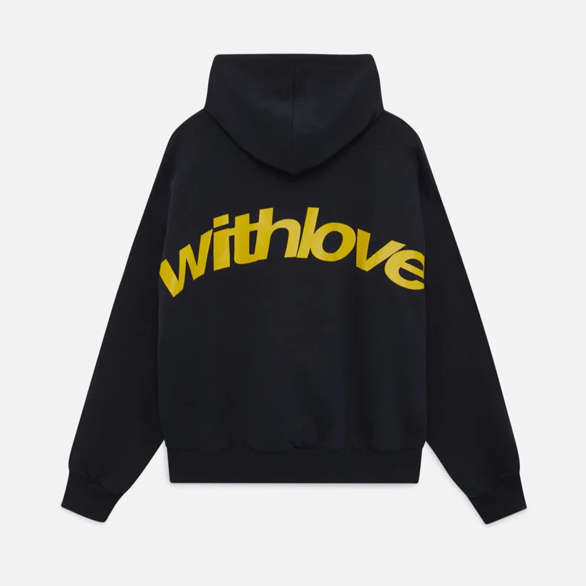 WITH LOVE UNISEX HÆTTETRØJE