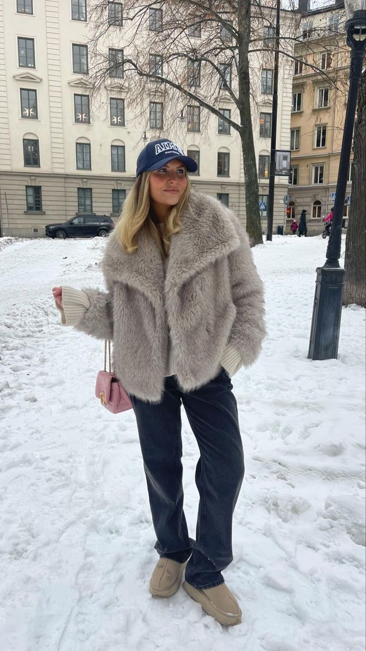 Laluna® | Faux Fur Frakke