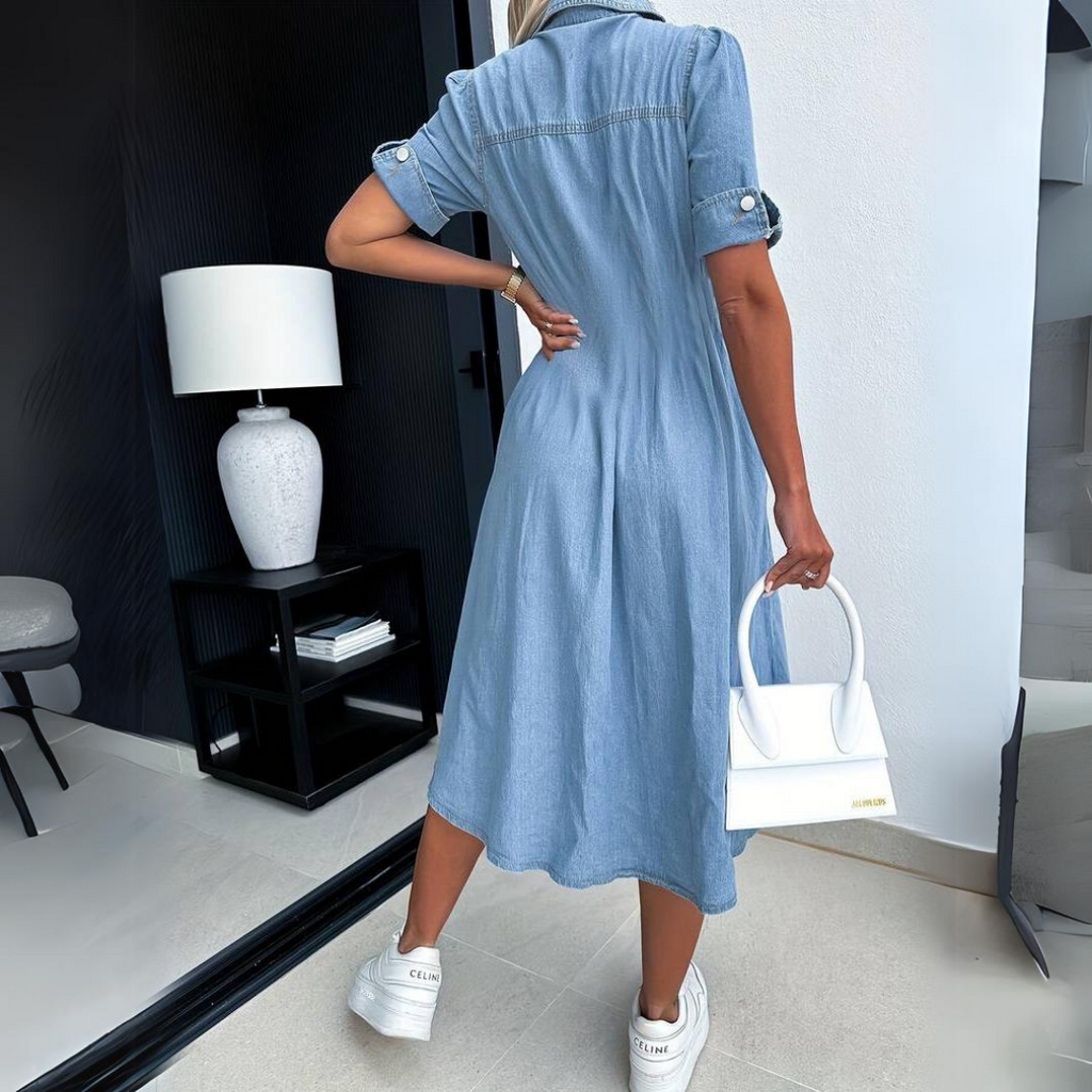 Laluna® | Afslappet denimkjole