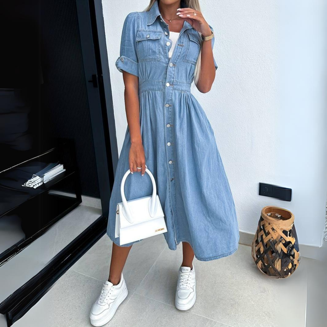Laluna® | Afslappet denimkjole