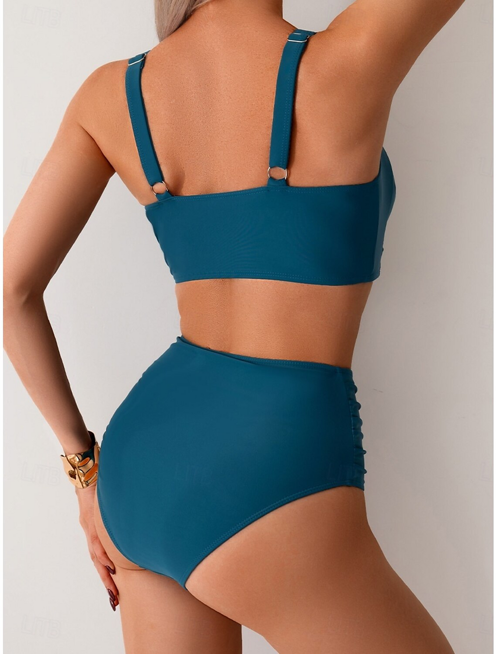 Maya - Bikini i plisseret stof