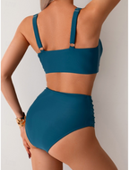Maya - Bikini i plisseret stof