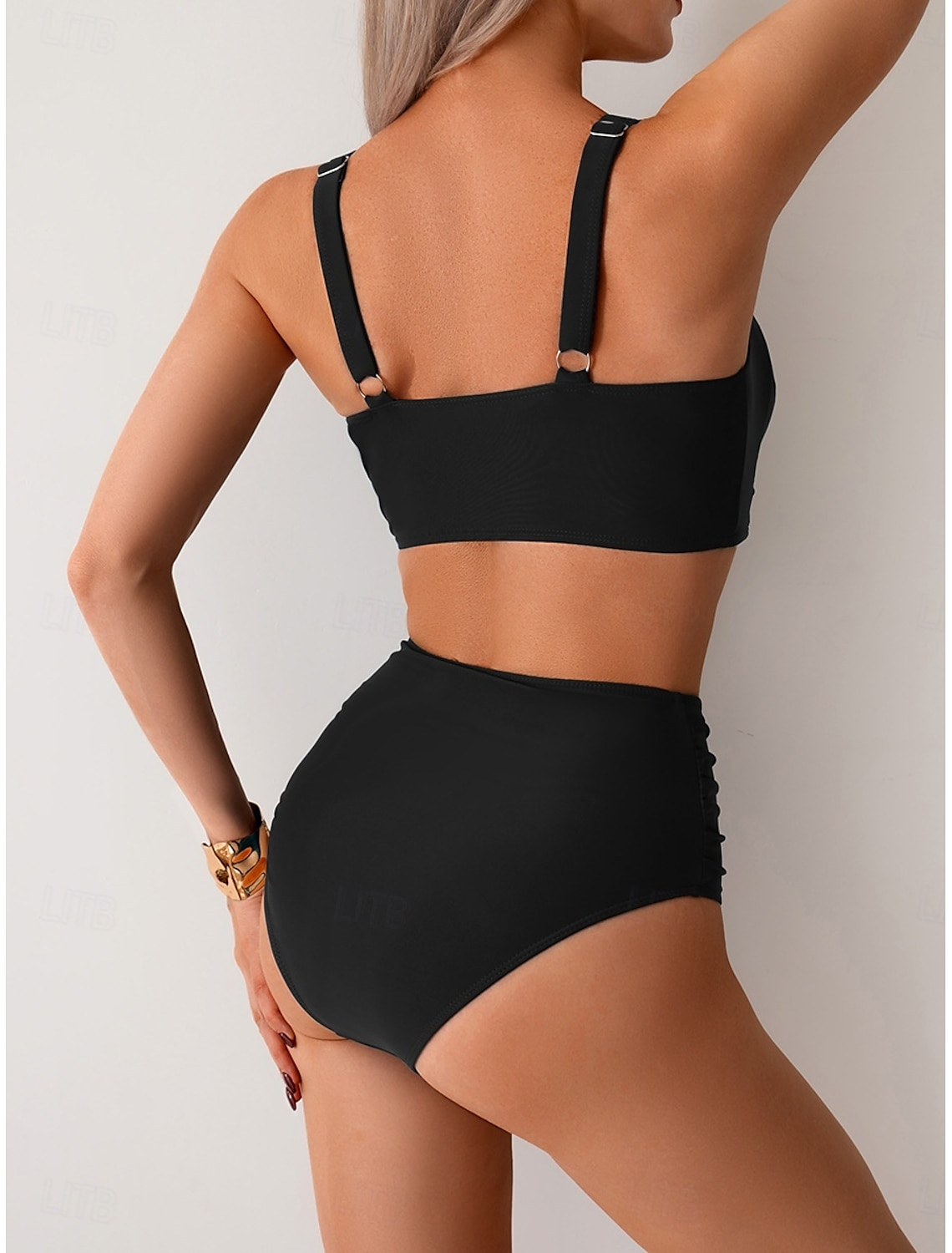 Fátima - Bikini i plisseret stof