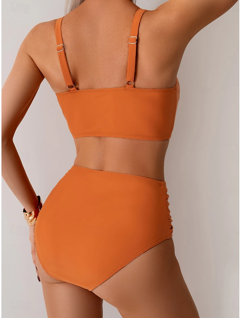 Maya - Bikini i plisseret stof