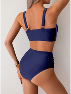 Fátima - Bikini i plisseret stof