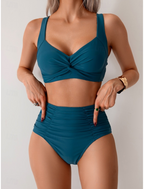 Maya - Bikini i plisseret stof