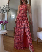 Luna™ | Maxikjole med blomsterprint