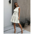 Jill™ - Smart Kort Ibiza Kjole Hvid
