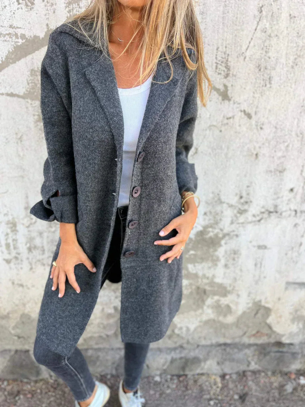 Laluna® | Elegant uldfrakke