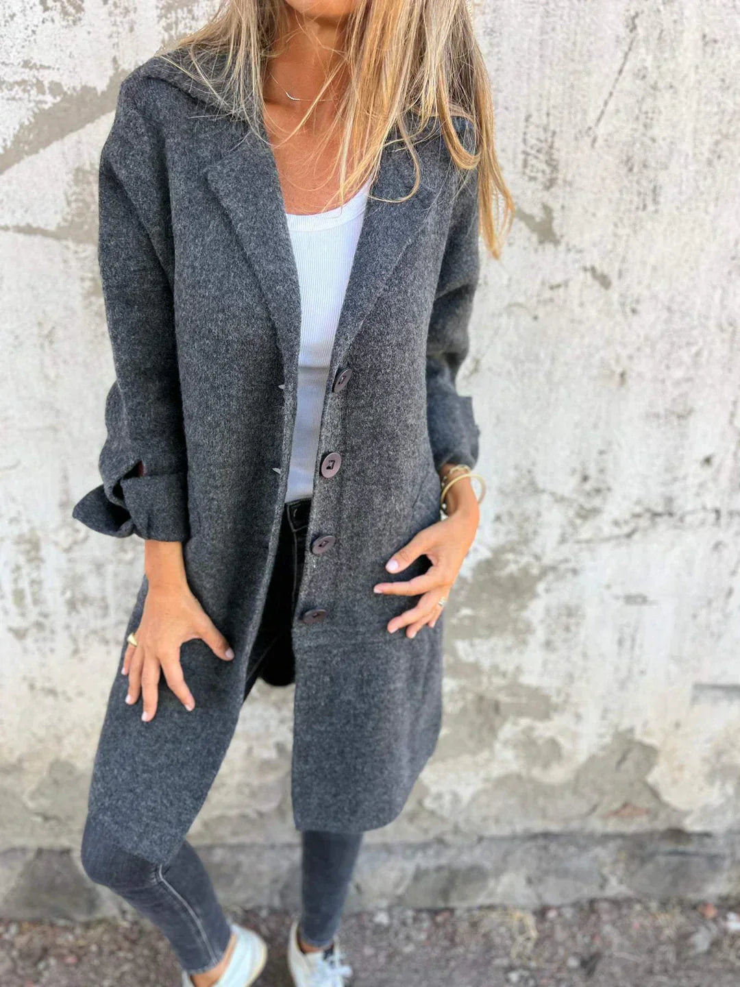 Laluna® | Elegant uldfrakke