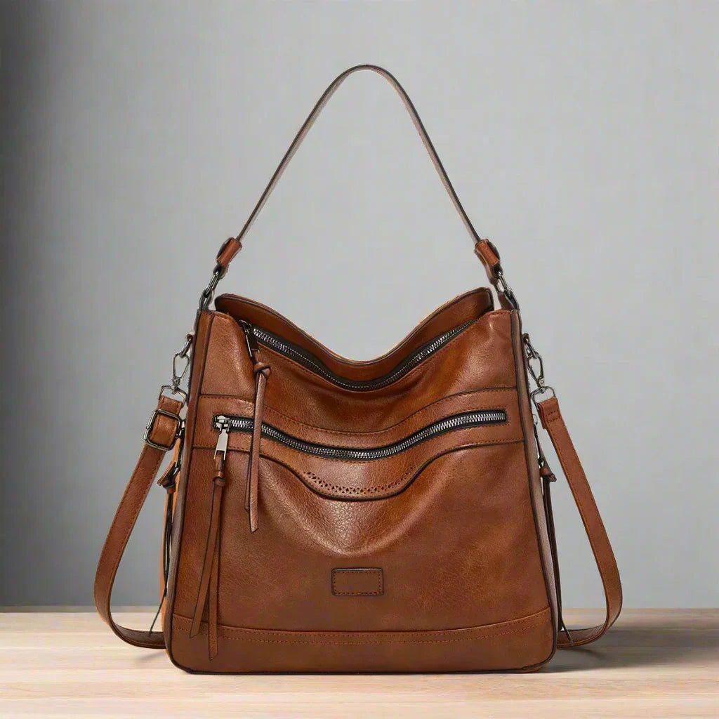 Laluna® | Klassisk retro skuldertaske