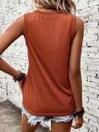 Lenora™ | Afslappet T-shirt med sweetheart-udskæring