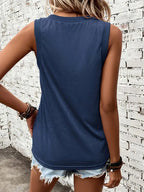 Lenora™ | Afslappet T-shirt med sweetheart-udskæring