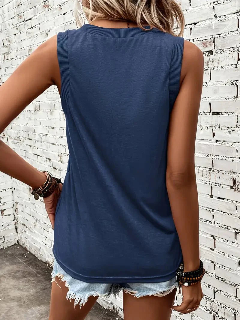 Lenora™ | Afslappet T-shirt med sweetheart-udskæring