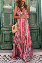 Lisa™ - Tribal Boho Halterneck Maxi Kjole