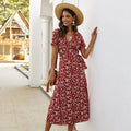 Lola™ Blomstret Ibiza Midi Kjole