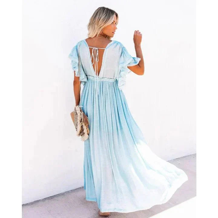 Luna™ Maxi Lyseblå Ibiza Kjole