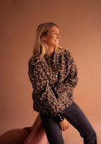 Laluna® | Trendy jakke med leopardprint
