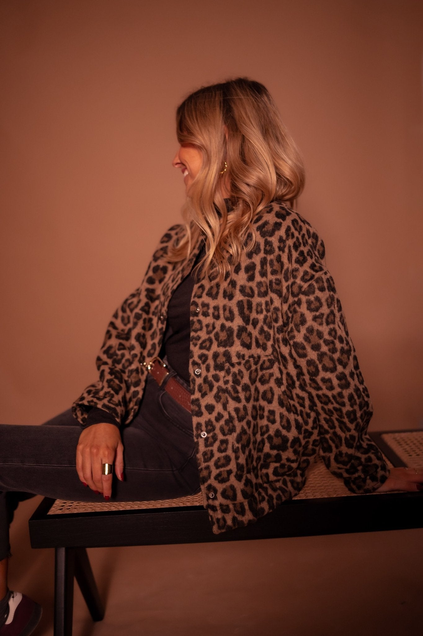 Laluna® | Trendy jakke med leopardprint