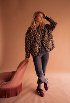 Laluna® | Trendy jakke med leopardprint