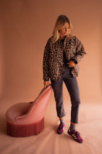 Laluna® | Trendy jakke med leopardprint