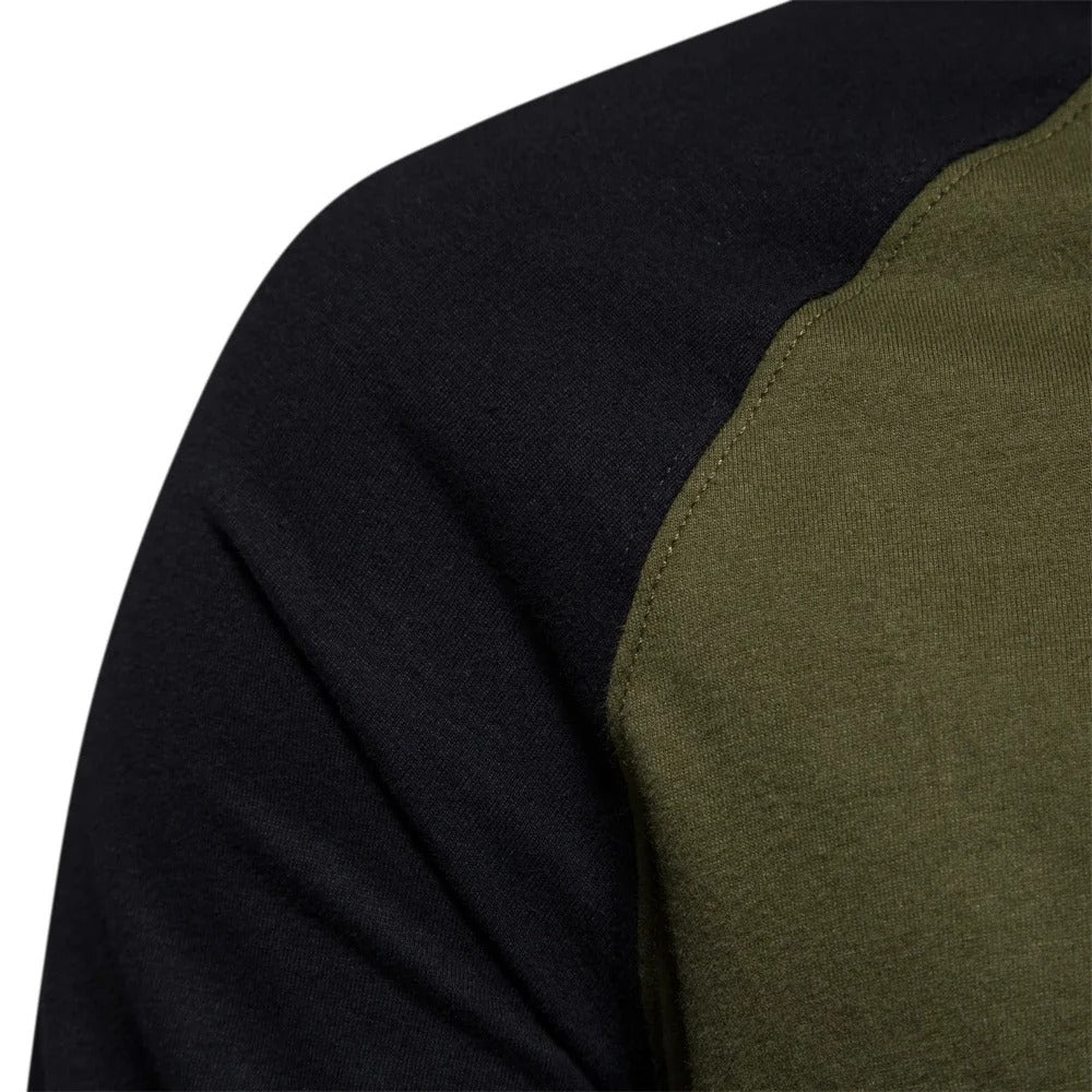 Herre-T-shirt med lange ærmer