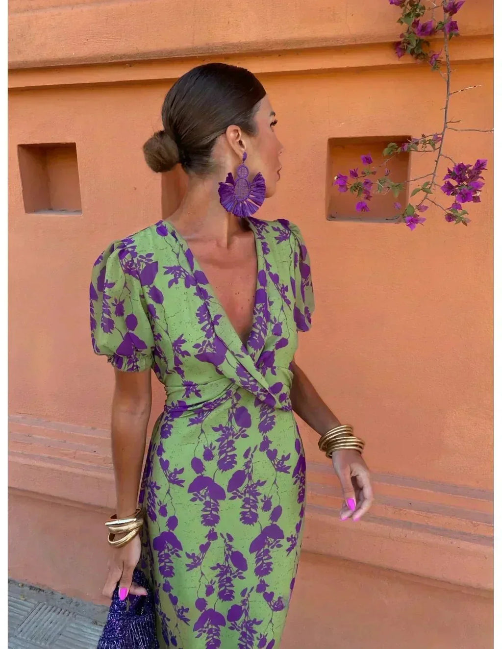 Melys | Elegant mønstret kjole