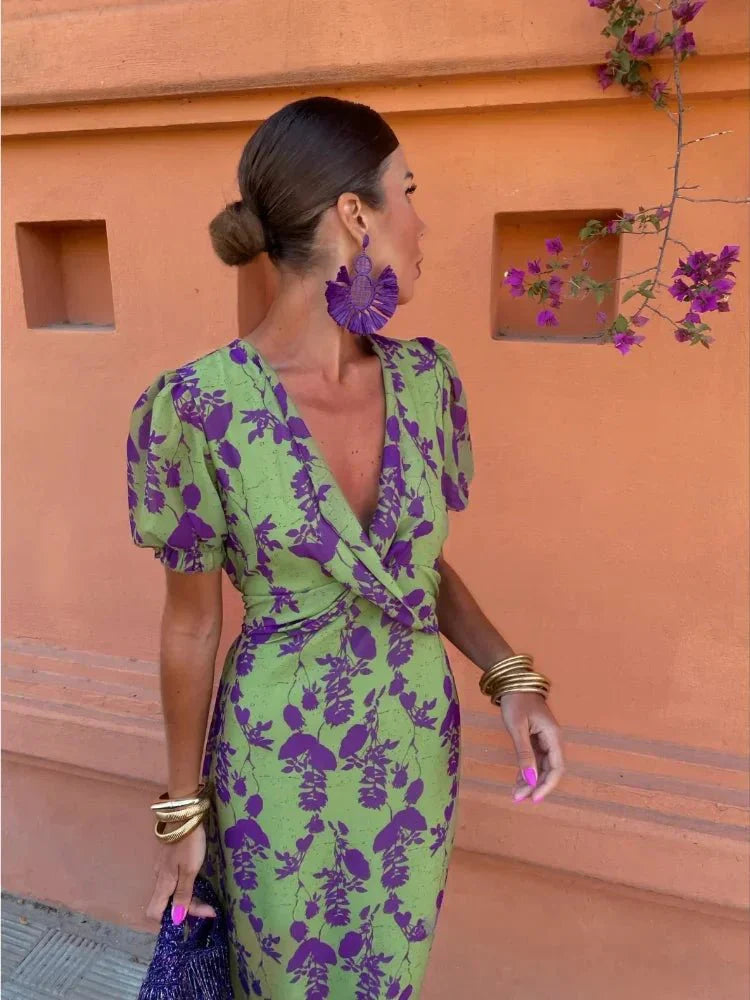 Melys | Elegant mønstret kjole