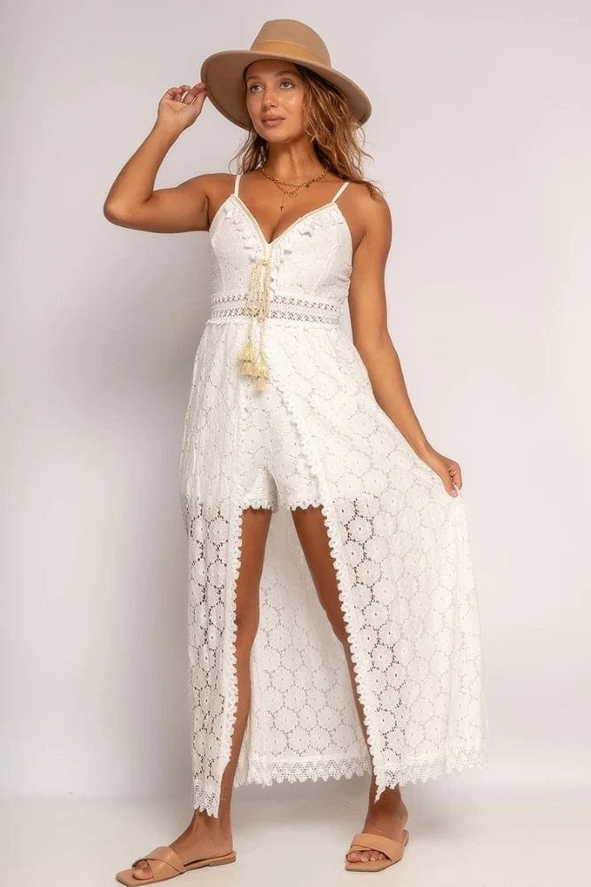 Nina™ Chique Hvid Ibiza Kjole