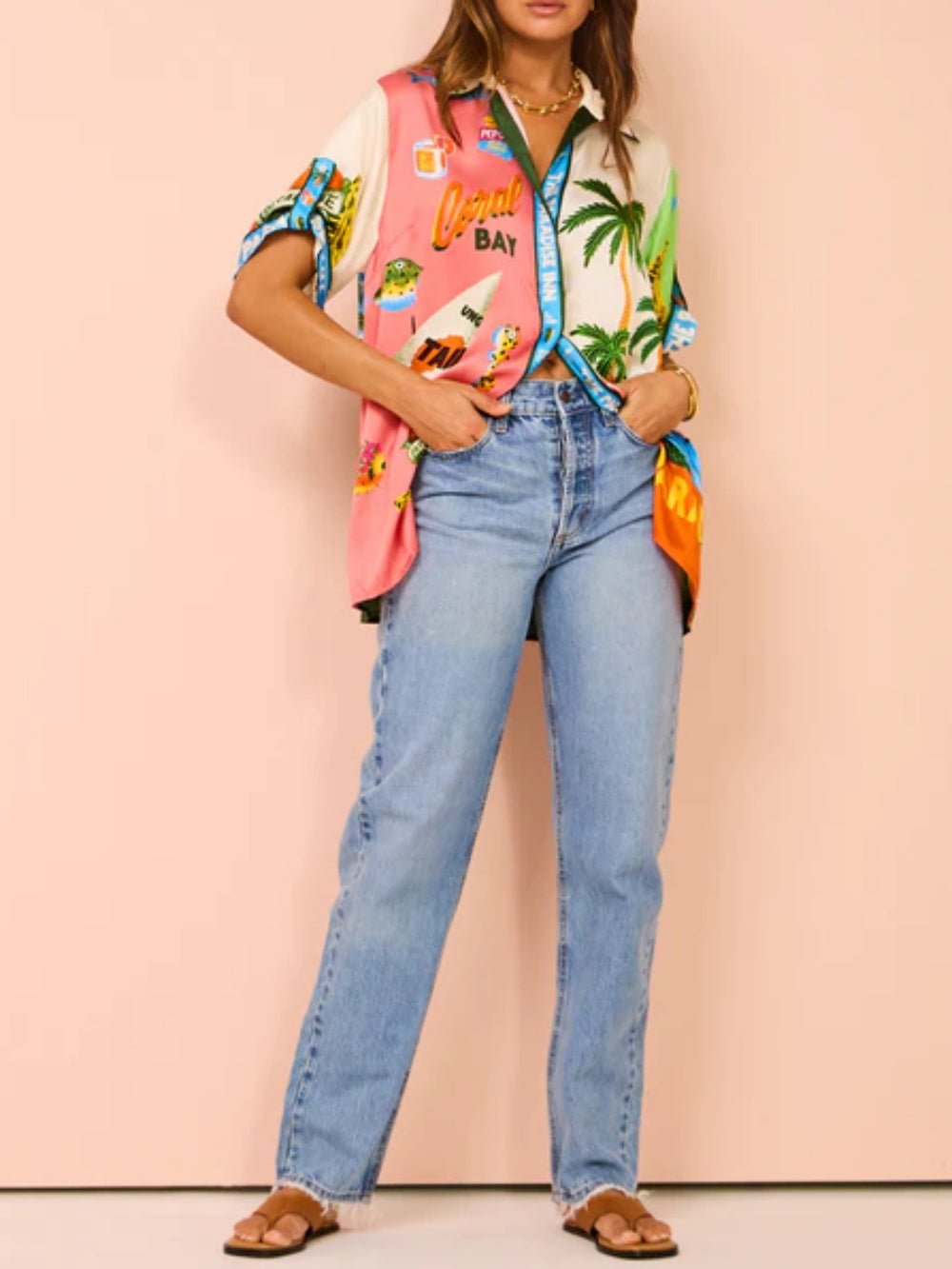 Florence | Elegant tøjsæt til kvinder med sommerprint
