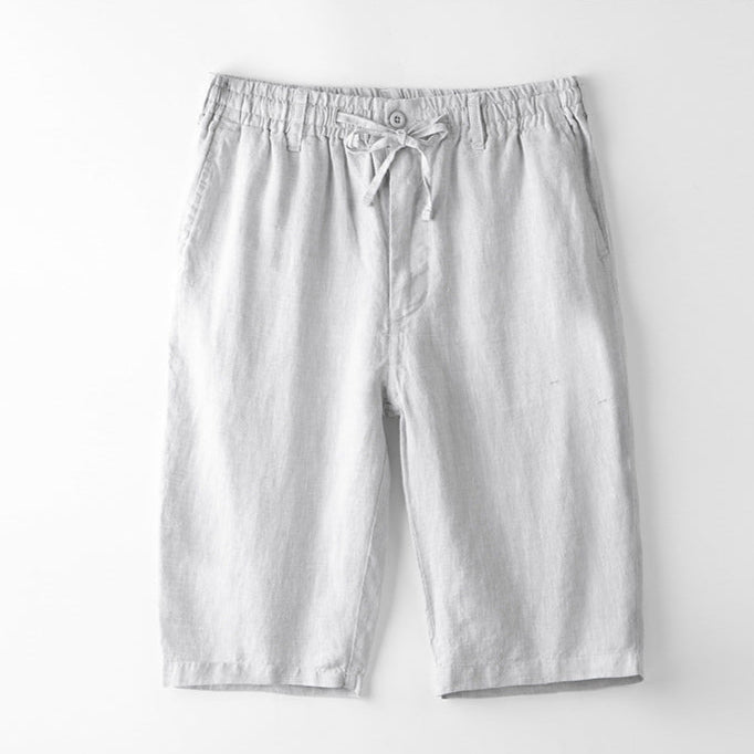 Positano - Hørshorts med snøre