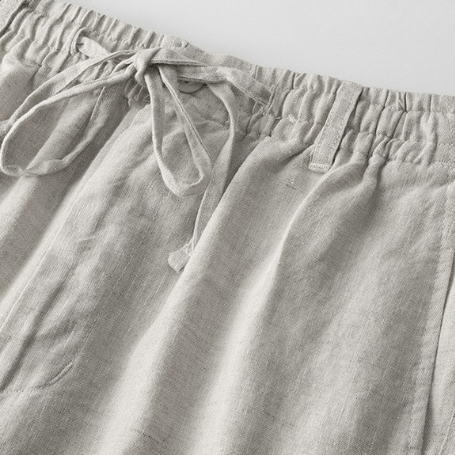 Positano - Hørshorts med snøre