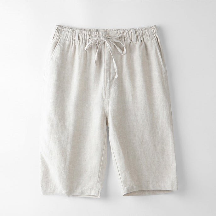 Positano - Hørshorts med snøre