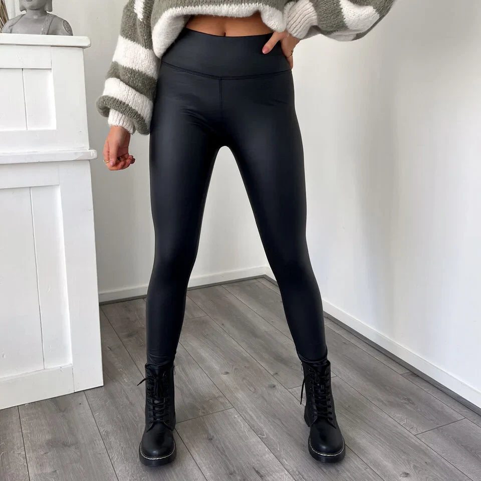 Laluna® | Leggings i læderlook