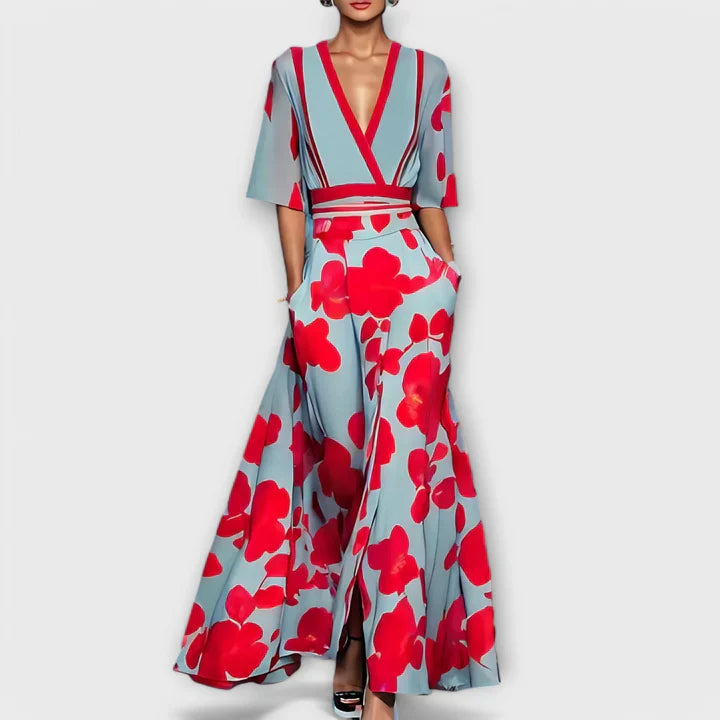 Laluna® | Stilfuld blomsterkjole