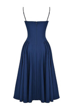 Marloes | Midi-korsetkjole i twill