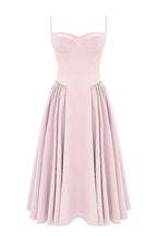 Marloes | Midi-korsetkjole i twill
