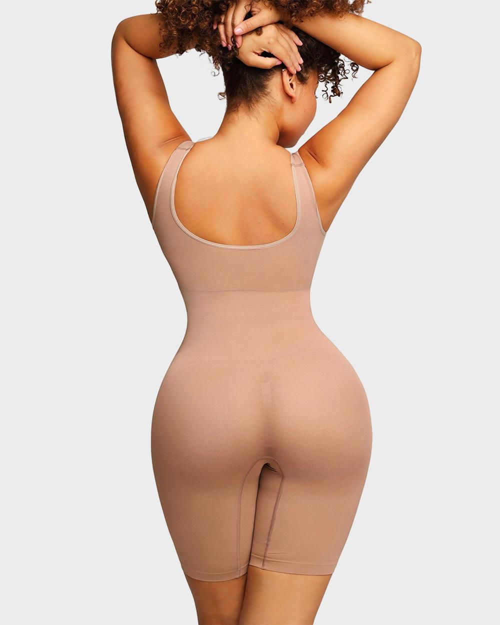 LALUNA® | SØMLØS BODYSUIT MED MELLEMLANGE LÅR