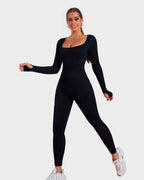 LALUNA® | SHAPER JUMPSUIT MED LANGE ÆRMER