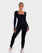 LALUNA® | SHAPER JUMPSUIT MED LANGE ÆRMER