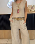 Soléa | Elegant Boho Sæt i Hør