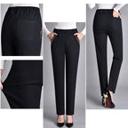 Fleur | Damejeans med sidelommer og elastisk talje