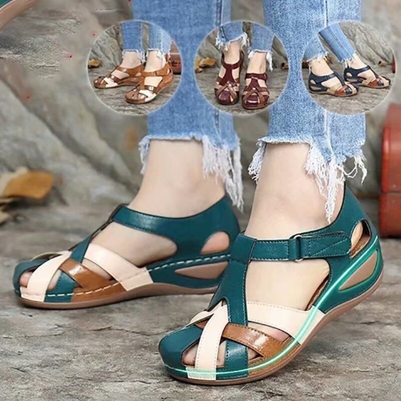Laluna® | Støttende sandaler i læder